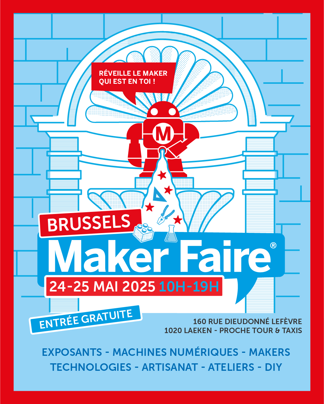 Affiche Maker Faire brussels 2025